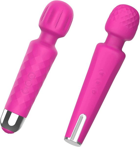 Juguete sexual Producto personal Imagen Masajeador para mujeres Varita recargable Vibrador de punto G Silencioso Impermeable - 20 RUA0