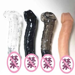 Sex toy Jouets sexuels masager masseur vibrateur y jouets pénis coq nouveaux hommes grand ensemble JJ loup dent cristal produits pour adultes PJN8 0LQ9 W1ST W1ST