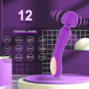 Juguete sexual Juguete Masajeador Adulto Masaje Pareja Juguetes Mujeres G-spot Goma Clítoris Sensual Vibración Vibrador para I433