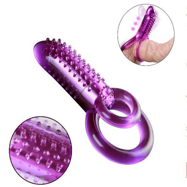 Juguete sexual juguete masajeador erótico pene vibrador anillo vibrador juguetes artículos íntimos para parejas adultos hombres clítoris mujeres tienda de productos HAUO