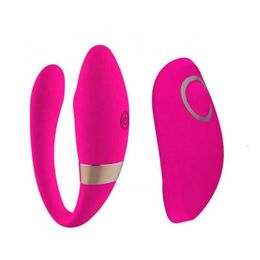 sscc Sex toy jouet masseur jouets pour femmes vibrateur télécommande u forme double stimulation couples ultimes