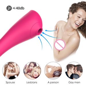 Masseur complet du corps Sex toy jouets masager Vibromasseur Femelle Pliable Sucer avec 7 Sucks et 7 s Télécommande G-spot Stimulation Adulte Jouet pour Femmes Couples A072 XVJL