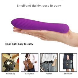 Full Body Massager Sex Toy Vibrator 10 Modi G-Spot Vibrators Av Wand Vagina Massagers Clitoris Stimulatie Toys Shop voor vrouwen volwassen paar vrouwelijke masturbators DA63