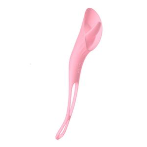 Seksspeelgoed vibrator ei likken opladen trillen dubbele spring tong apparaat vrouwelijke masturbator volwassen seksproducten
