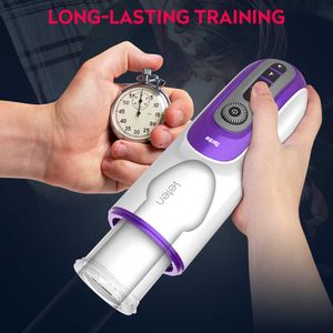 Full Body Massager Sex Toy Vibrator Sekspeelgoed Automatische stuwkracht Telescopische mannelijke masturbator Zuigen verwarming Masturbatie Cup Interactieve Voice Real Vagina voor Cy51