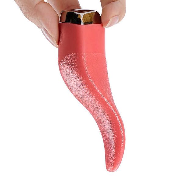 Vibrador de juguete de sexo Vibrador de lamer de lengua para niña G Spot Cloral Estimulador Mini Clídice Nipple Masturbato Mujer Mujer Recarga mejor calidad