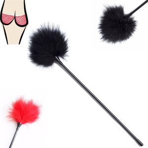 Sex Toys 27 cm Flirt Plume Fouet Fessée Flogger Clito Tickler BDSM Bondage Esclave Érotique Adulte Jouet Sm Jeu Sex Shop 220817