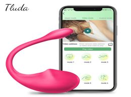 Seksspeeltjes Bluetooths-dildo-vibrator voor vrouwen Draadloze APP Afstandsbediening-vibrator Vrouwelijke slijtage Vibrerend slipje Speelgoed voor koppels 221298591
