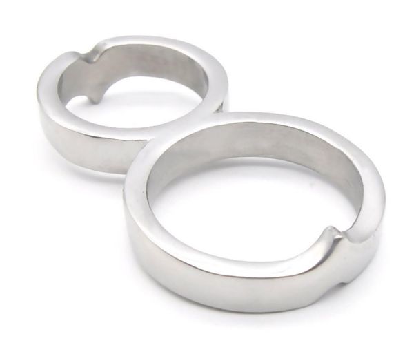 Jouets sexuels Cockrings pour coq masculin C anneaux en acier inoxydable poids de balle anneau de pénis éjaculation retardée érections durables bdsm toy5522938