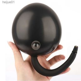 Seksspeeltjes Dildo Pomp Vrouwen Opblaasbare Anale Plug Gay Butt Dilatator Prostaat Massage Siliconen Lucht gevulde Anale Pluggen Bal staart Plug L230518