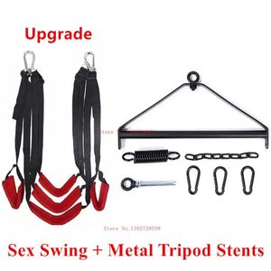 Sex Toys For Couples Erotic Product Sex Swing Soft Sex Furniture BDSM Fetish Bondage Love Adult Games Chairs Hanging Door Swings 240226