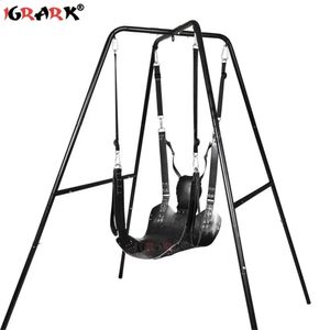 Toys sexuels pour couples deux produits érotiques swing sexe bdsm bondage liber en cuir hamac oreiller love positions adultes jeux chaise 240408