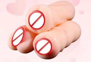 Toys sexuels pour hommes 4d réaliste de la gorge profonde masturbatrice mâle silicone artificiel vagin bouche anal masturbators de sexe oral érotique Toy5109350