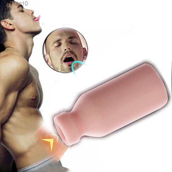 Sex Toys pour Hommes Masturbateur Mâle Chatte Vaginal Pornografia Lait Bouteille Style Portable Caché Adulte Jouets Poche Chatte Sexy Jouets L230518