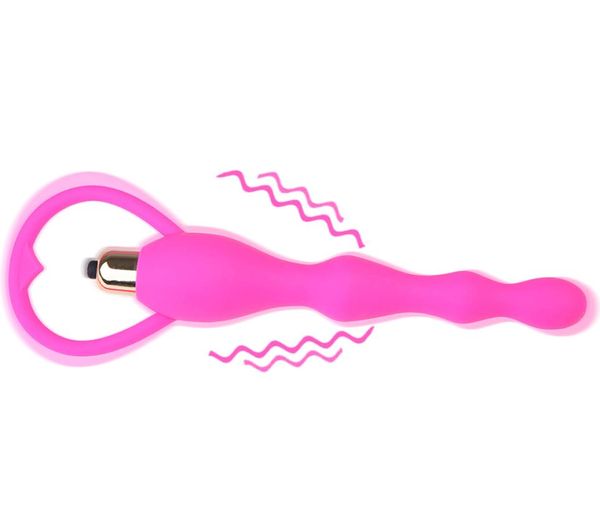 Toys sexuels pour femme Dildo Silicone Anal Plug Gspot Vibrateur Womalize Butt Magic Wand Masturbation Vaginal Machine de sexe S9248894519