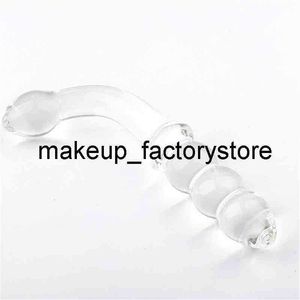 Sex Toys Masager Electric Massagers Massage Crystal Glass Dildo Beads Butt Plug Anal G-Spot Fake Penis Massager Masturbatie Volwassen speelgoed voor FHZH