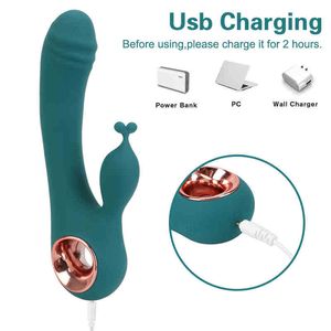Jouets sexuels masager masage masseurs USB gode Rechargeable lapin vibrateur jouets pour femmes masseur Anal Vaginal g Spot Stimulation du Clitoris 10 HPRD
