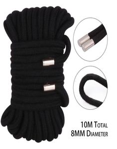 Seks speelgoed Masager Massager BDSM 10m 8 mm Dikke Shibari Art Rope Bondage Slaven Beperkingsspeelgoed voor koppels Hogtie Fetish Harness ADU4843162