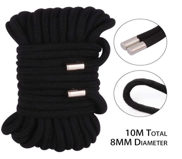 Juguetes de sexo Masager Massager BDSM 10m 8 mm Engrosar Shibari Art Rope Bondage Slave Mestricty Toys para parejas Hogtie Fetish Arnés ADU3788085