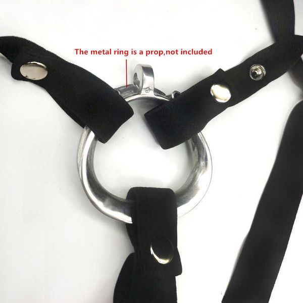 Sex toys masager masseur pénis coq 2023 dispositif de chasteté masculine bande élastique accessoires Cock Cage ceinture auxiliaire corde réglable anneaux de pénis jouets pour hommes 2DKX