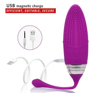 Seks speelgoed Masager Toy Electric Massagers trillen Speer G Spot Shocker Vagina Vibrator Dildo AV Rod Tong Magic Wand USB Oplaadbaar 63TM