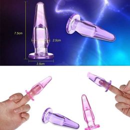 Sex toys masager jouet Massage 8pcs / lot Silicone Perles Plug Anal G Spot Vibrateur Anus Masseur Jouets Adultes Pour Hommes Femmes Clitoris Stimulation SRDK