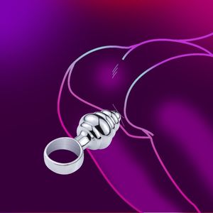 Juguetes sexuales masager Masajeador de juguete 5 tipos Plug anal Anillo de metal Juguetes a tope para mujeres Masaje vaginal Mujer masturbándose Divertida estimulación del clítoris para adultos 5ZTK 372Q