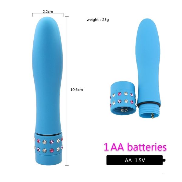 Juguetes sexuales Juguete masajeador Juguete Masajeador Diamante Bala Vibrador Punto G Masaje Juguetes para mujeres Estimulador de clítoris portátil Privacidad Productos para adultos Vibrante IDJB