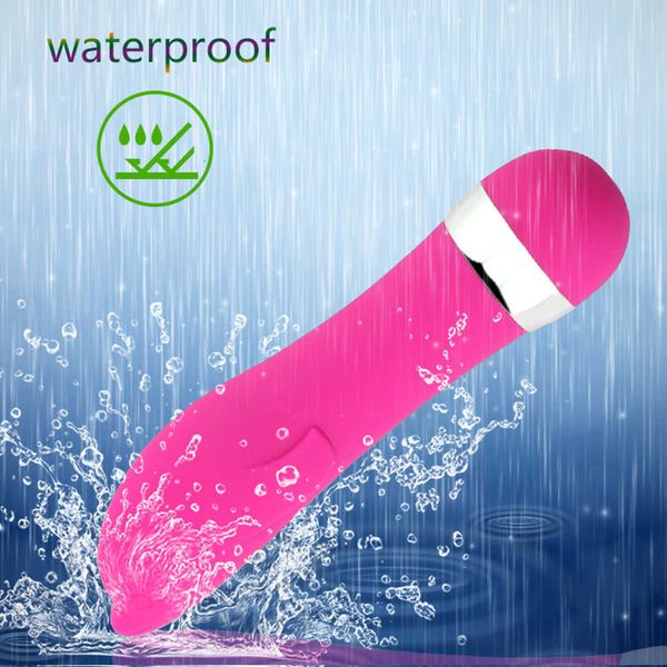 Masajeador de cuerpo completo Juguetes sexuales masager Vibrador Juguetes para mujeres Consolador realista Mini punto G Vibración Masturbación vaginal Vibración anal Trazo de bala yToys Pareja IYJ2