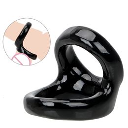 Sex toys masager Vibrator Toys Penis Cock Massager Dispositif de chasteté masculine Anneaux Retarder l'éjaculation Jeux pour adultes pour hommes Produits érotiques ZOGP