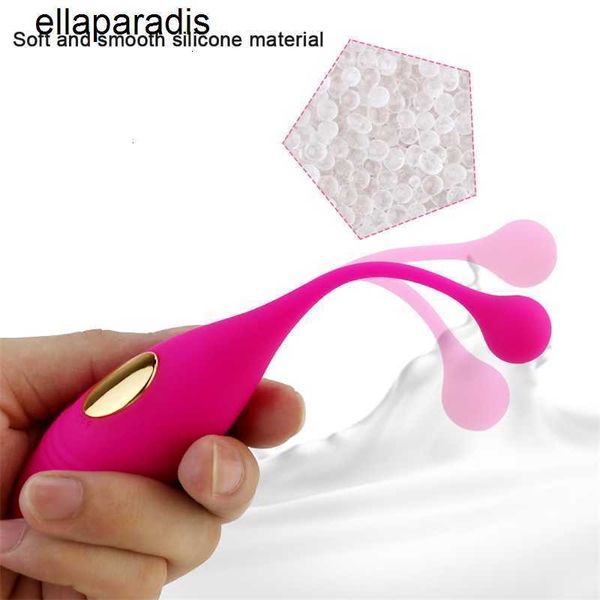 Jouets sexuels masseur 10 vitesses, vibrateur d'œuf de saut vibrant en Silicone, Stimulation du Clitoris Anal à distance sans fil, produits pour femmes