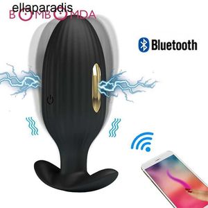 Seksspeeltjes Massager 2020 Bluetooth App Elektrische Schok Clitoris G Spot Vibrator Butt Pluggen Vibrerende Anale Dildo Anus Dilatator voor Koppels