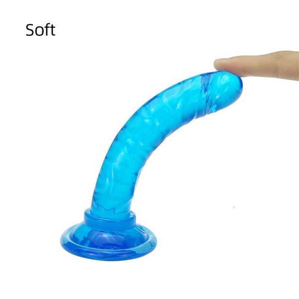 Sex Toys Masseur 3 Taille Translucide Gelée Douce Gros Gode Réaliste Faux Pénis Butt Plug pour Femme Hommes Vagin Anal Massage Produit Produits Pour Adultes