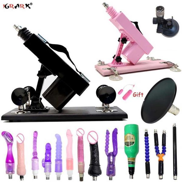 Jouets sexuels masseur automatique amour mitrailleuse femme mâle masturbateur vibrateur pour adultes hommes femmes Couples pénis vagin boutique