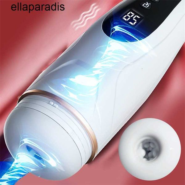 Sex Toys masseur automatique succion mâle masturbateur Intelligent interactif prononciation Vibration électrique aspiration avion tasse jouet pour homme