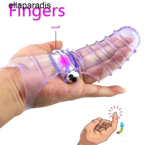 Jouets sexuels masseur grande taille vibrateur à manchon de doigt stimulateur clitoridien Massage du point G pour les femmes masturbateur produits d'orgasme lesbien