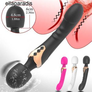 Seksspeeltjes stimulator Dual Head AV-vibrator Seksuele hulpmiddelen Speelgoed voor Clitoralis Stimulator Oplaadbare 10 vibratie Wand-koppels