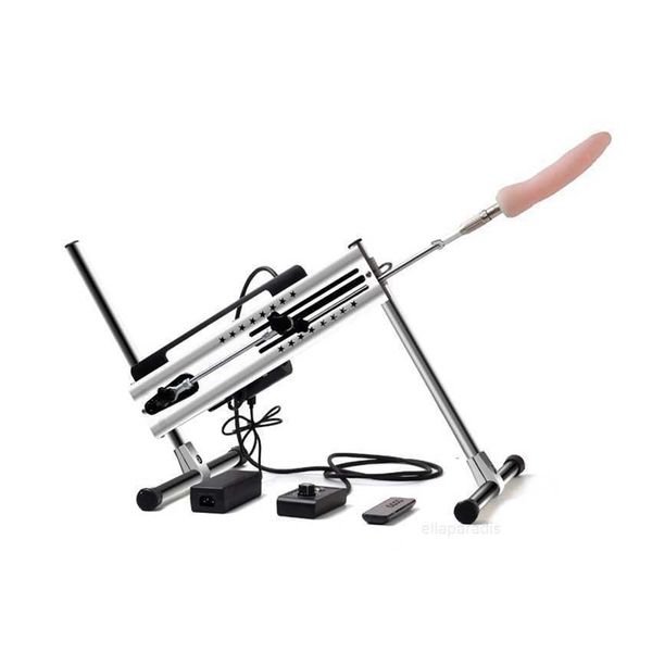 Masseur de jouets sexuels I902 Premium, grande mitrailleuse automatique à distance pour femmes, moteur puissant et silencieux de 120w, magasin de course de 15cm