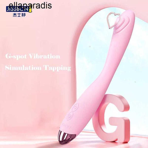 Juguetes sexuales masajeador Jissbon punto G vibrador de dedo femenino punto C bofetada consolador estimulante vibración masturbación para mujer