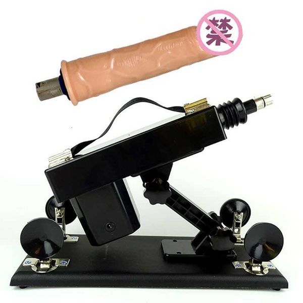 Jouets sexuels masseur Machine pour femme entièrement automatique télescopique Simulation d'insertion gode dispositif de Masturbation féminine