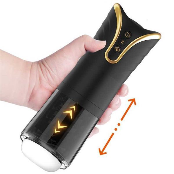 Jouets sexuels masseur mâle masturbateur tasse automatique réaliste pointe de la langue et de la bouche vagin pipe Stroker jouets vibrants pour hommes