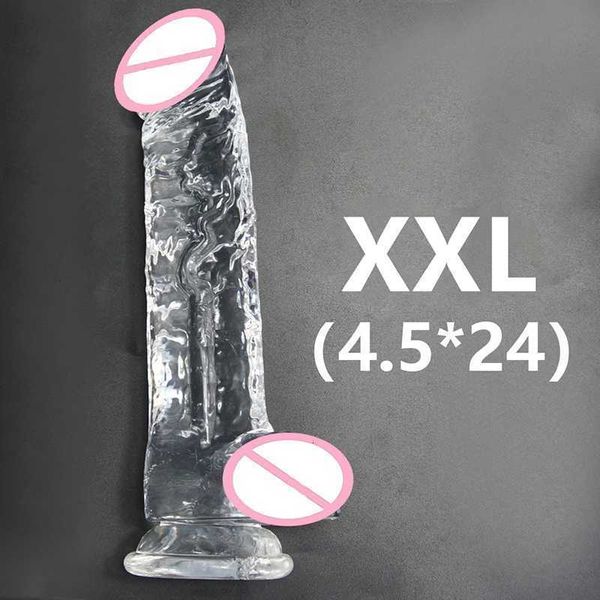 Sex toys Masseur Hommes Pénis Artificiel G-spot Simulation Nouveaux Godes Réalistes Érotique Gelée Gode avec Super Forte Ventouse Jouets