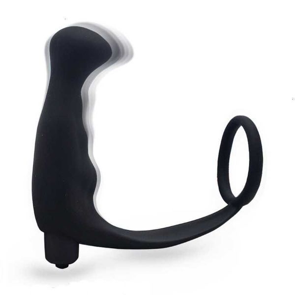 Juguetes sexuales, masajeador para hombres, anillo vibratorio para pene de próstata, vibrador Anal, estimulador, tapón Anal para funda erótica para pene