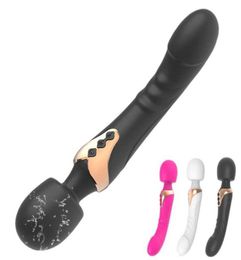 Seksspeeltjes Stimulator Krachtige Dildo Vibrator Dual Motor Siliconen Groot Formaat Wand Gspot Massager Speelgoed voor Paar Clitoris Stimulator A5794863