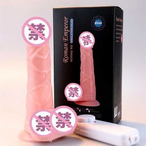 Seksspeeltjes Massager Realistische penis met zuignap Vrouwen speelgoed Simulatie Vibrerende dildo voor volwassenen Grote zachte siliconen vrouwelijke vibrator Dildo's