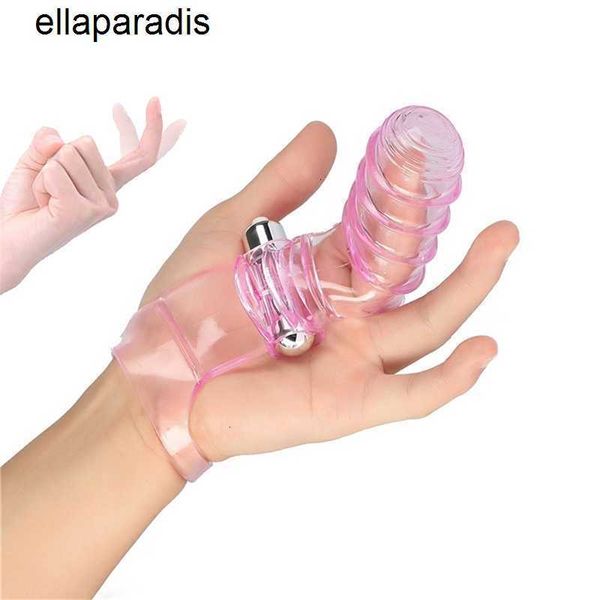 Juguetes sexuales masajeador de silicona fuerte choque punto G manga del dedo masturbación femenina vibrador clítoris estimular masaje para mujer pareja producto