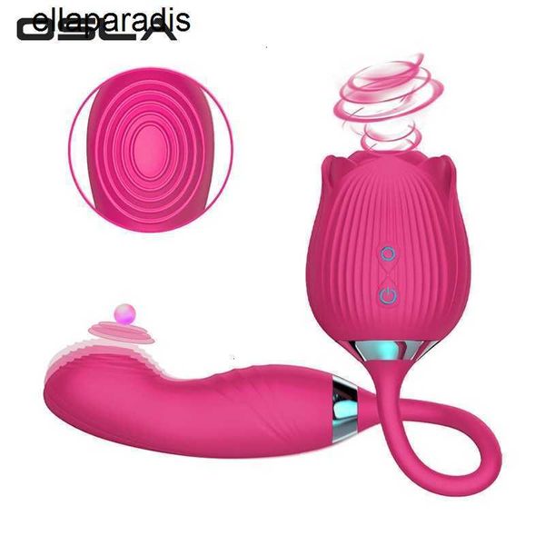 Jouets sexuels masseur Silicone femmes jouet féminin Clitoral Clitoris Stimulation sucer Rose vibrateur avec G Spot venir ici gode