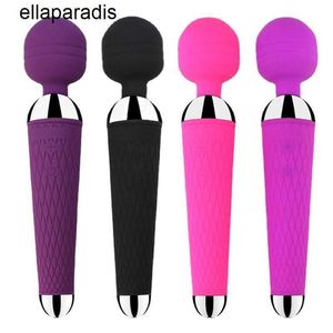 Seksspeeltjes stimulator USB Draadloze Dildo AV Vibrator 10 Speed Waterdichte Toverstaf Vrouwen Clitoris Stimulator Oplaadbare Goederen