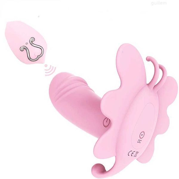 Jouets sexuels masseur vibrateur gode télécommande vibrateurs portables pour femmes point G Clitoris Invisible culotte papillon oeuf vibrant produits pour adultes