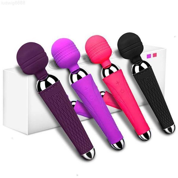 Juguetes sexuales Masajeador Vibradores para mujeres Consoladores inalámbricos Av Silent Sexy Toys Gspot Recargable Vibromasseur